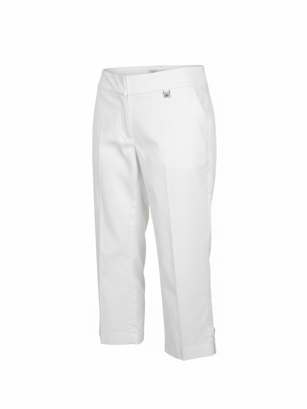 White Cropped Women's Pants